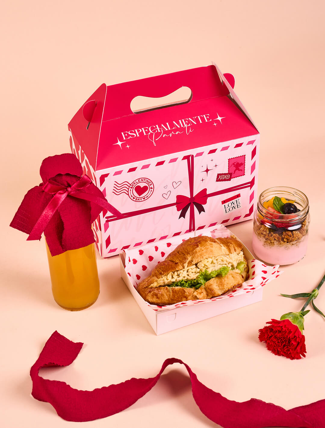 Box de desayuno: Carta de amor