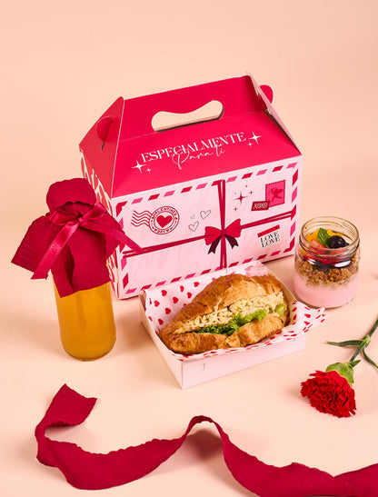 Box de desayuno: Carta de amor