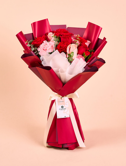 Ramo de Rosas:  Latidos de San Valentín