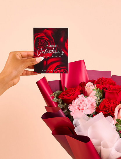 Ramo de Rosas:  Latidos de San Valentín